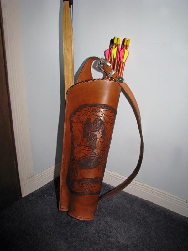 Leather Back Quiver.